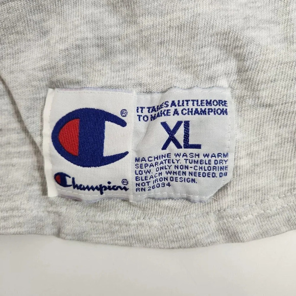 Champion 90s  Chicago Bulls Sleeveless Shirt DISTRESSED Mens XL - Picture 3 of 8